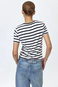 Button-Detail Viscose Top