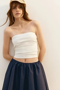Tie-Detail Mini Circle Skirt