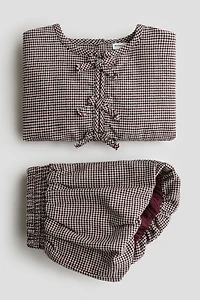 2-Piece Cotton Twill Set