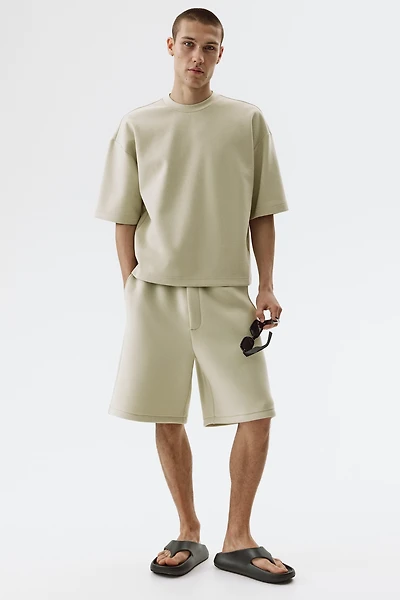 Oversized-Fit Scuba T-Shirt