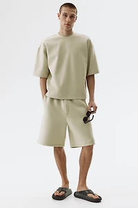 Oversized-Fit Scuba T-Shirt