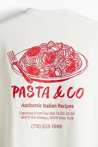 T-shirt imprimé Coupe Flottante