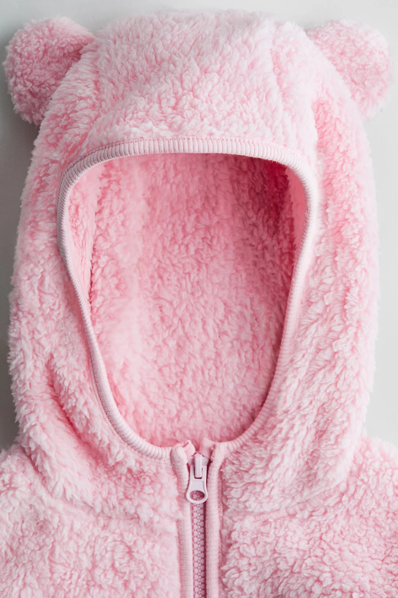 Teddy Fleece Hooded Jacket