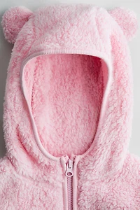 Teddy Fleece Hooded Jacket
