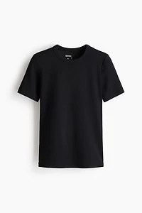 Cooling Slim-Fit Ribbed T-Shirt