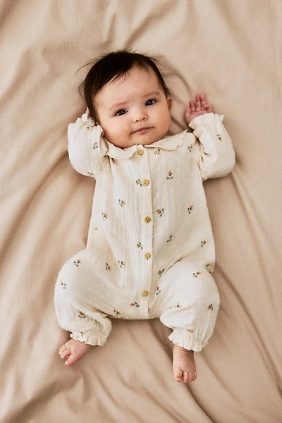 Cotton Muslin Romper Suit