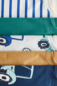 5-pack cotton T-shirts
