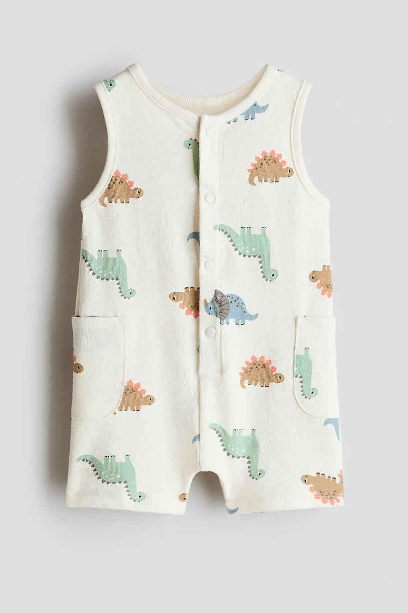 Cotton Terry Romper Suit