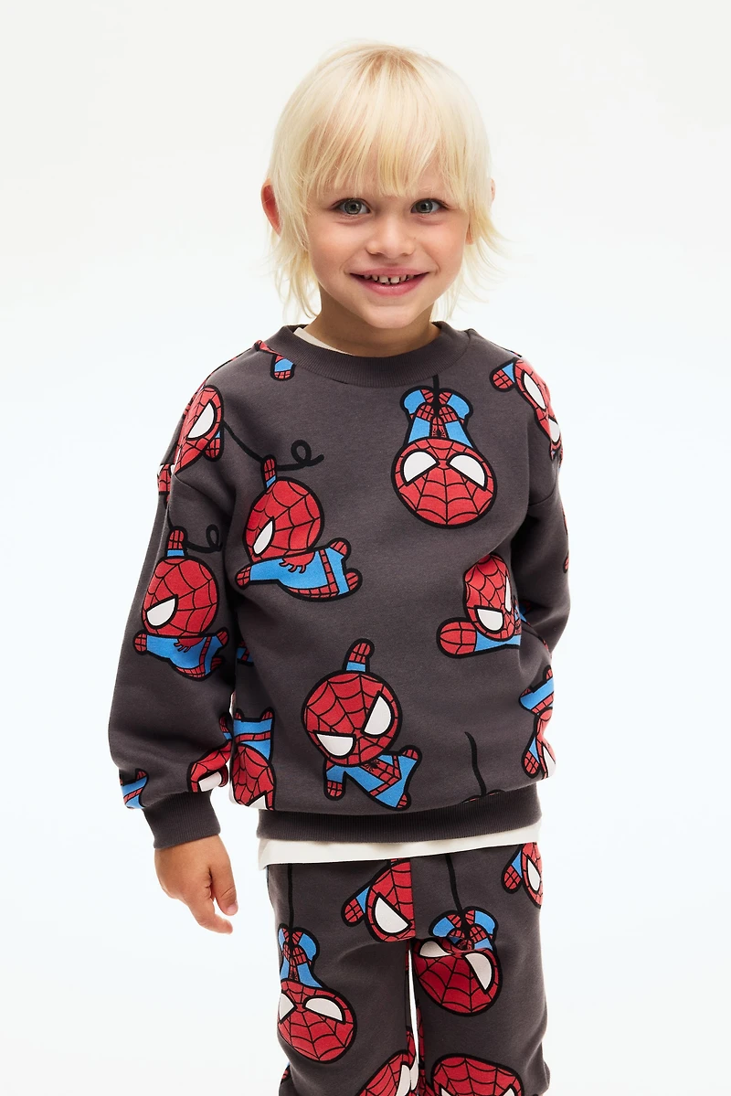 Ensemble 2 pièces en molleton imprimé