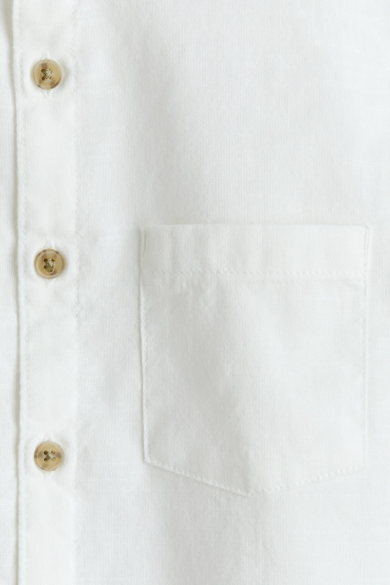 Chemise avec col sans rabat