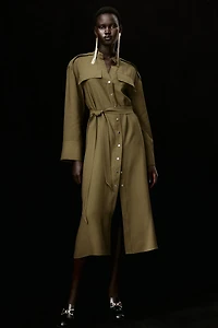 Tie-Belt Dress