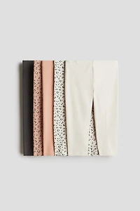 5-pack Cotton Capri Leggings