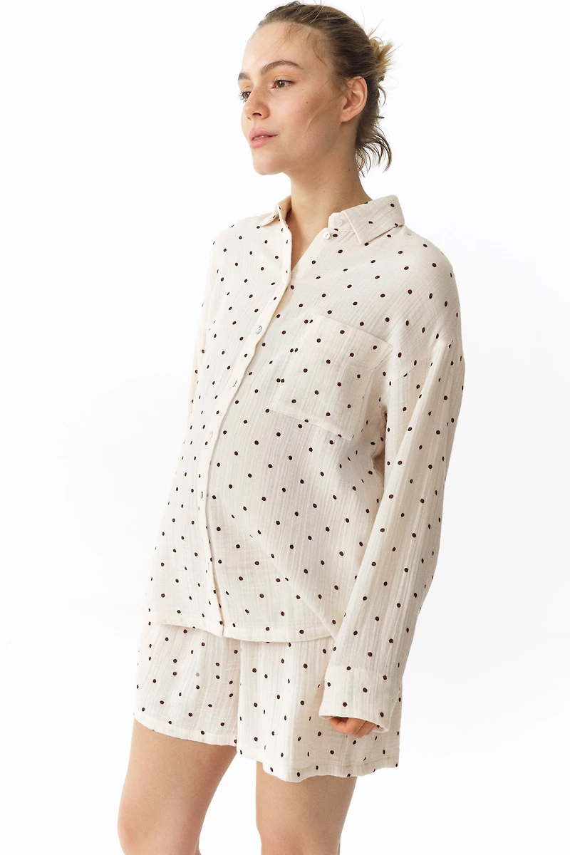 MAMA Before & After Muslin Pajamas