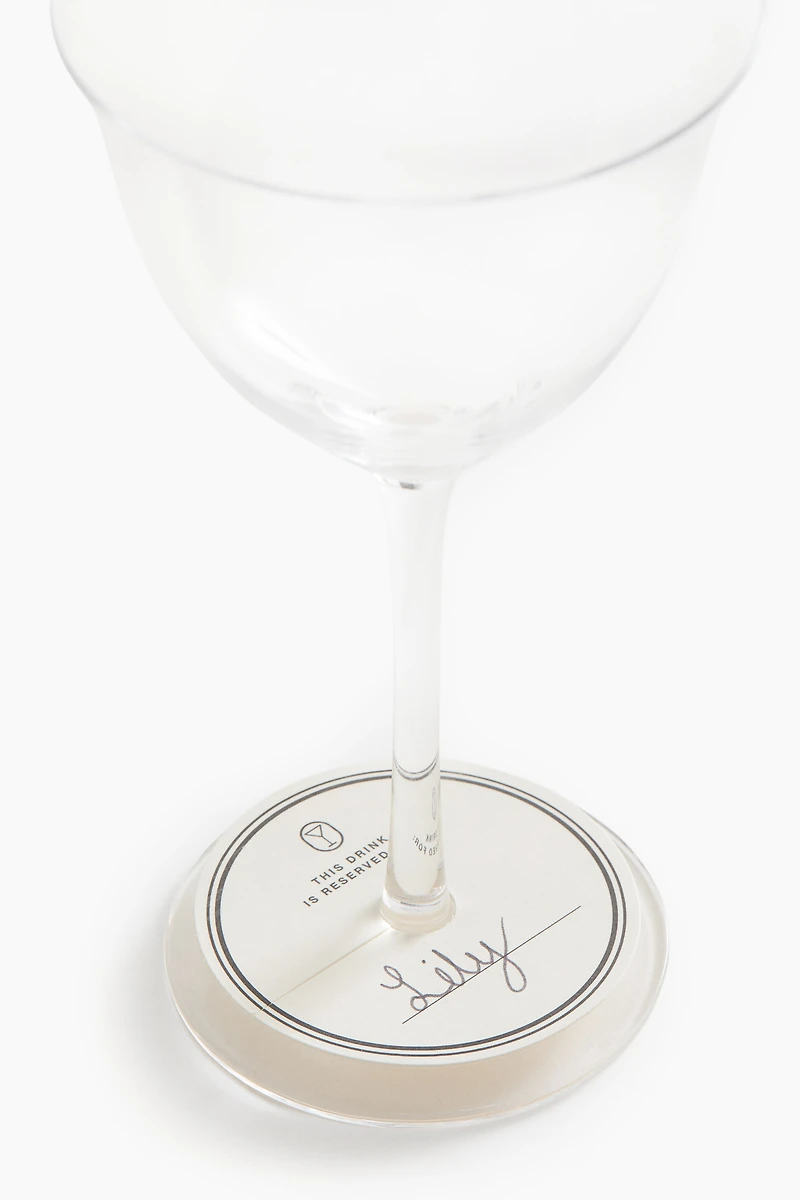 Lot de 12 marque-verres