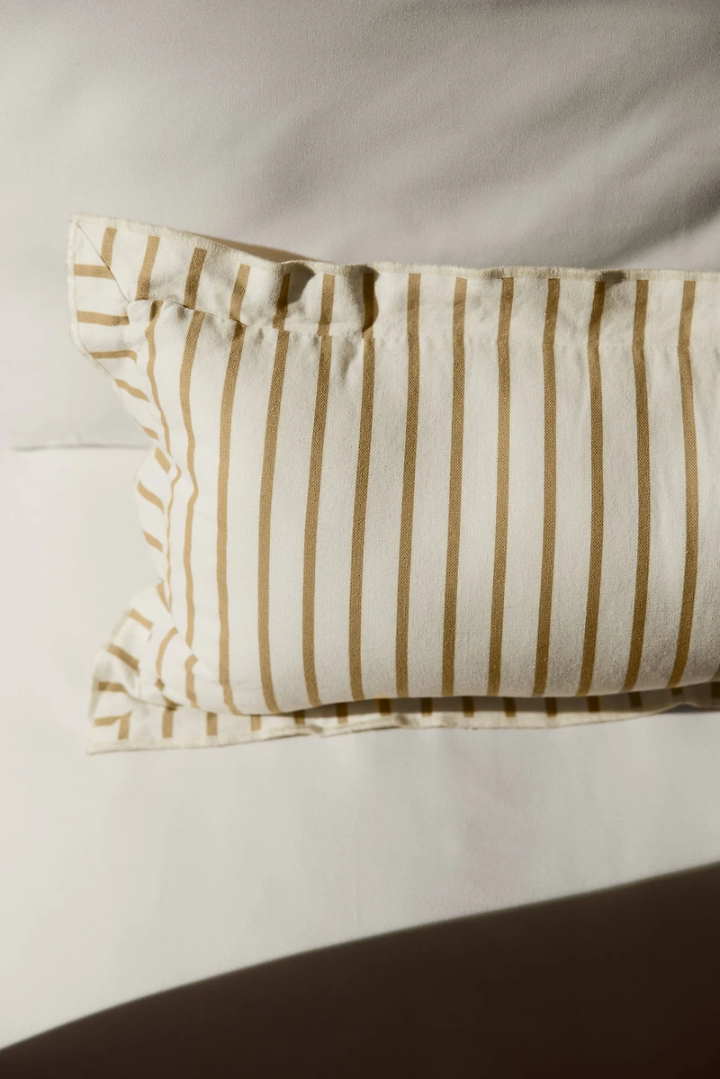 Rectangular Linen-Blend Cushion Cover