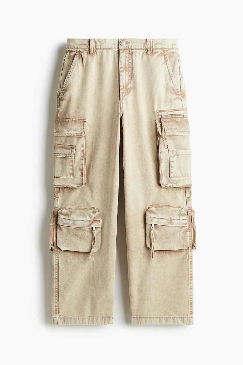 Jean cargo ample