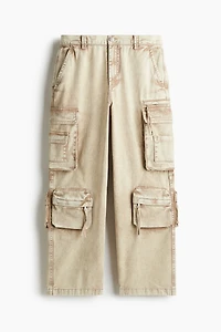 Jean cargo ample