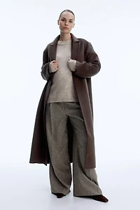 MAMA Slit-Hem Sweater
