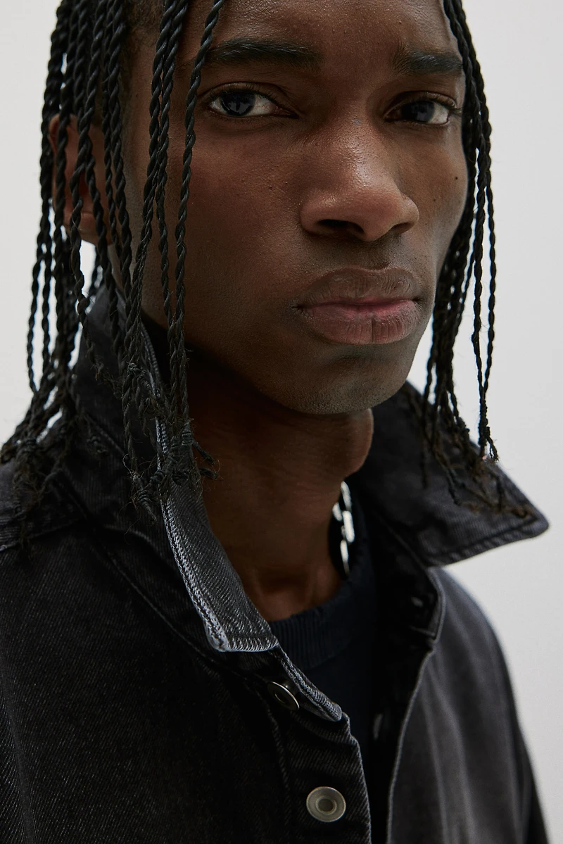 Oversized Fit Denim Shirt