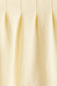 MAMA Nursing Dress with Tie-Top Shoulder Straps