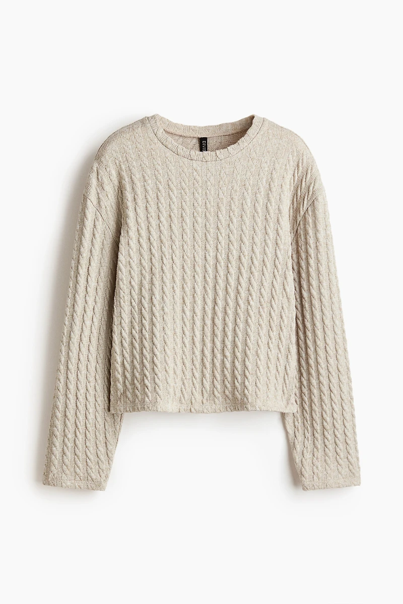 Cable-Knit Sweater