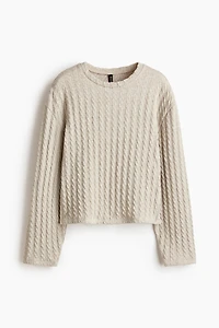 Cable-Knit Sweater