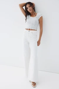 Lace-Trimmed Top