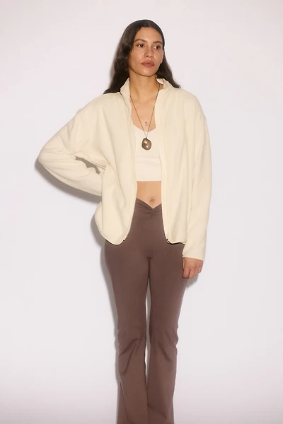 Regular-Fit Fleece Activewear Jacket