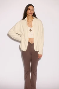 Regular-Fit Fleece Activewear Jacket