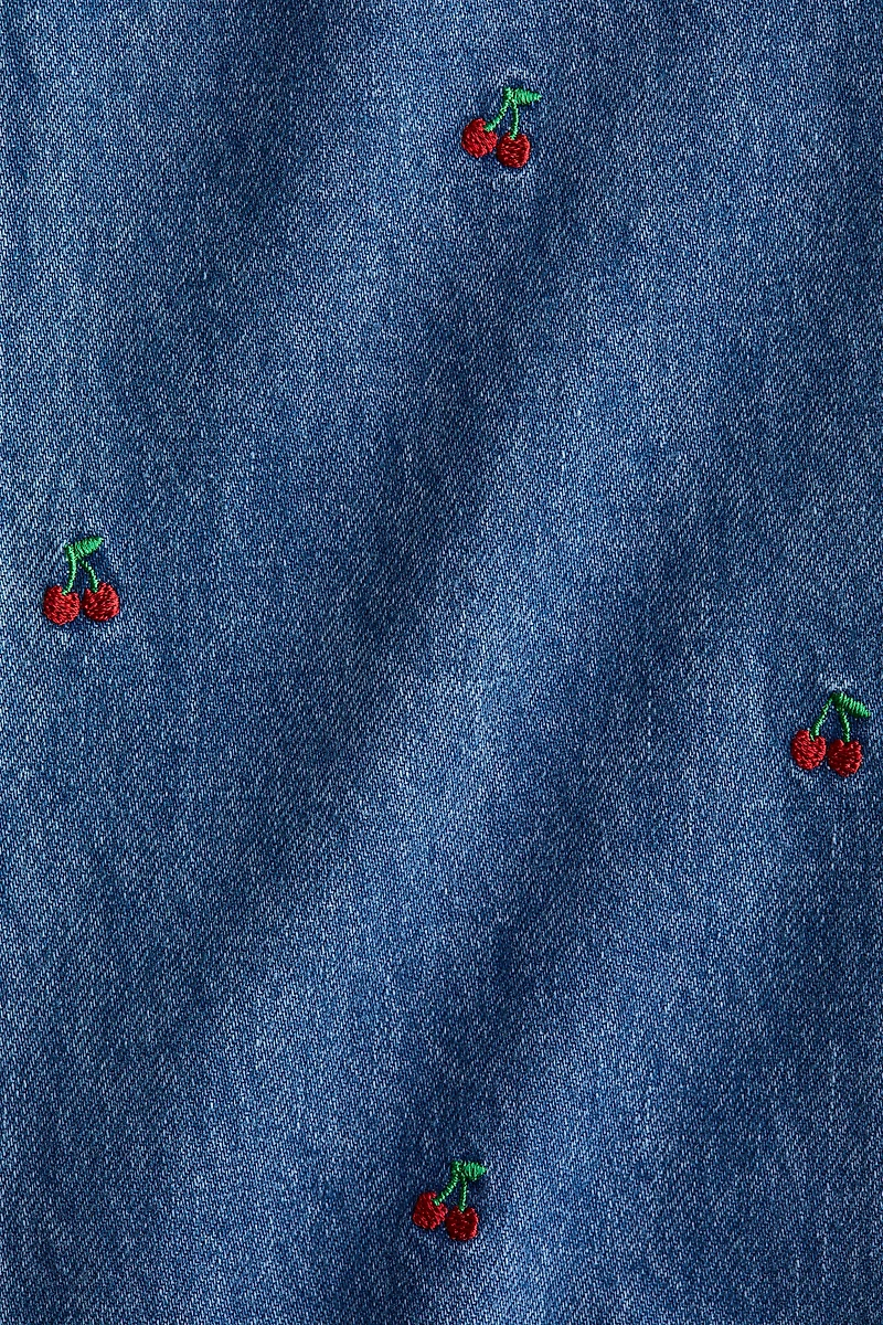 Wide Leg Paper-Bag Jeans