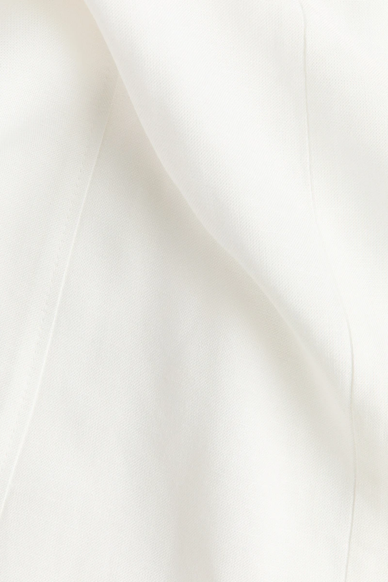 Linen-Blend Strappy Dress