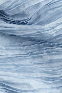 Sleeveless Crinkled Dress