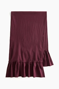 Ruffle-trimmed Table Runner