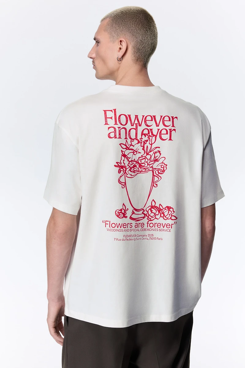 T-shirt imprimé Coupe Flottante