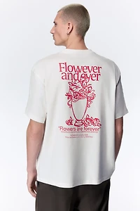 T-shirt imprimé Coupe Flottante