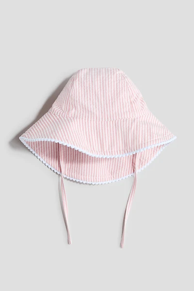 Patterned Cotton Sun Hat