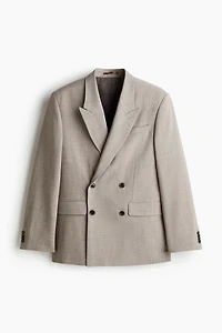Relaxed-Fit Double-Breasted Blazer