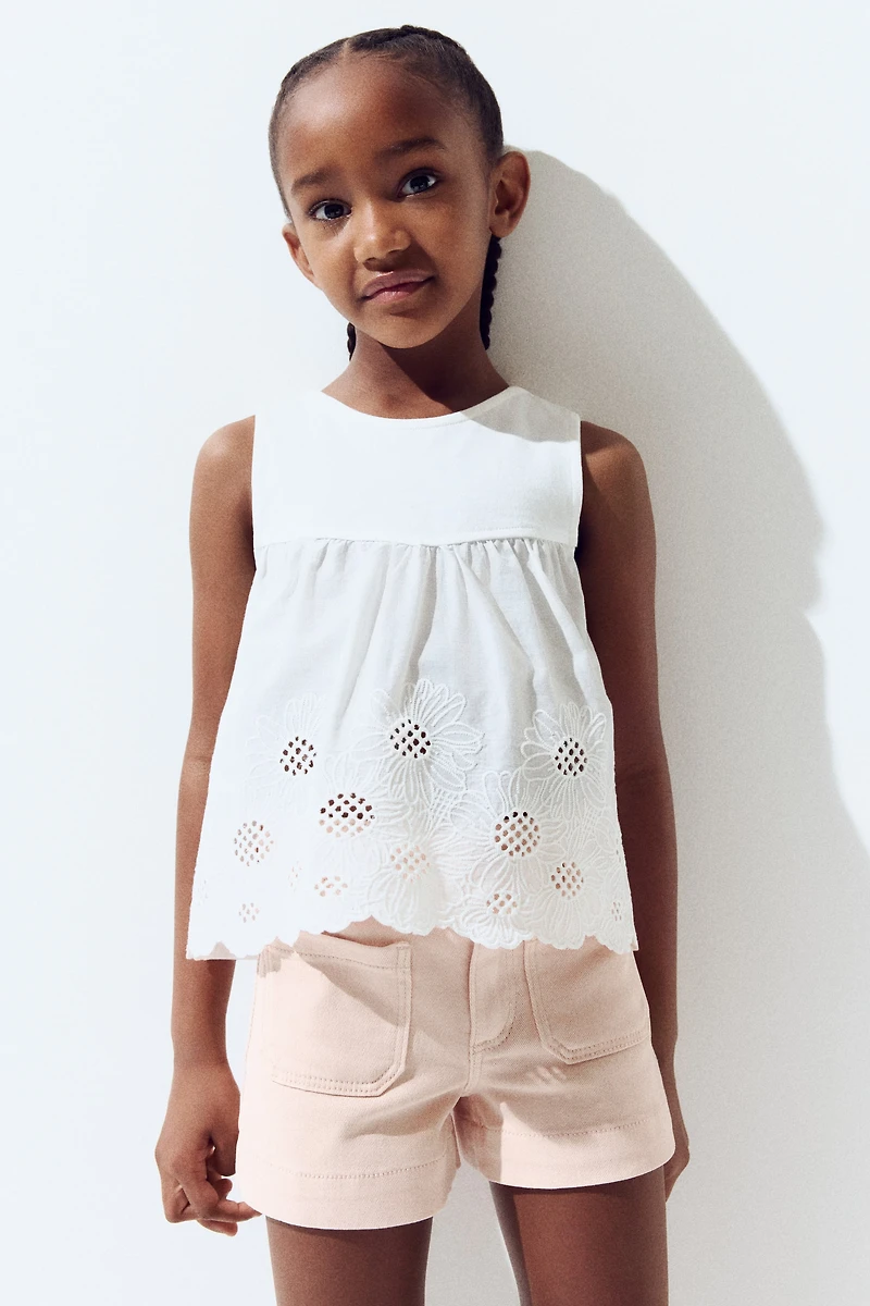 Cotton Twill Shorts
