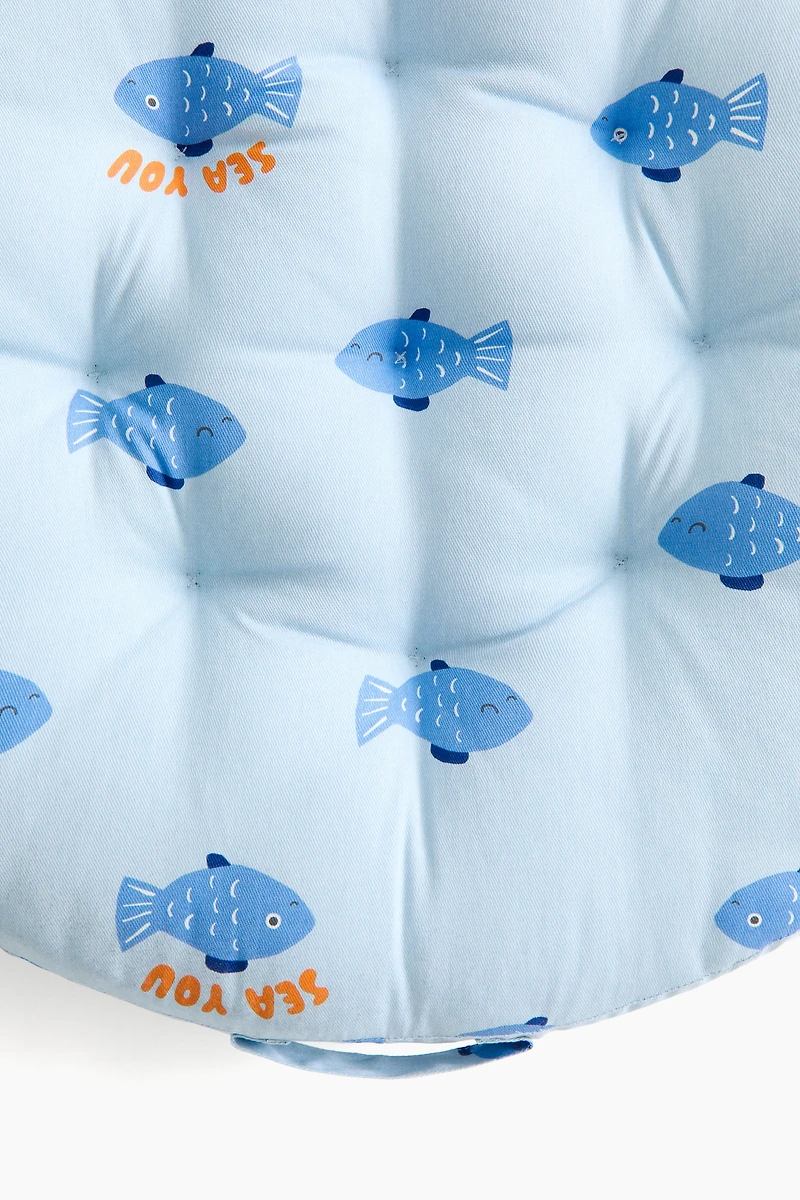 Coussin de sol imprimé