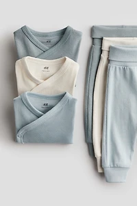 Ensemble 6 pièces avec cache-couches et pantalons