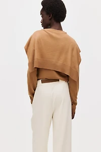 Belted Ponte Pants
