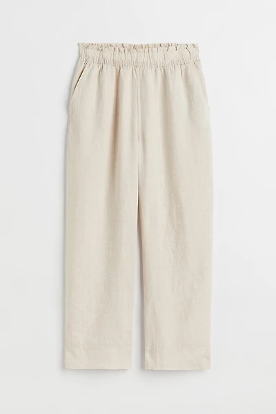 Ankle-length Linen Pants