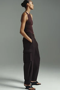 Barrel-Leg Cargo Pants