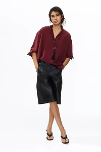 Oversized Crinkled Shirt