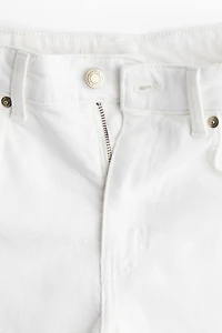 Short taille haute en denim