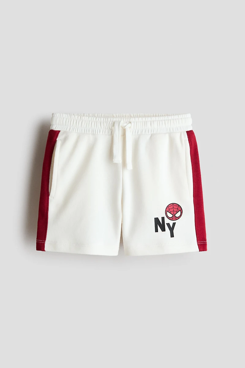 Sweatshorts with Printed Motif