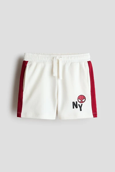 Sweatshorts with Printed Motif