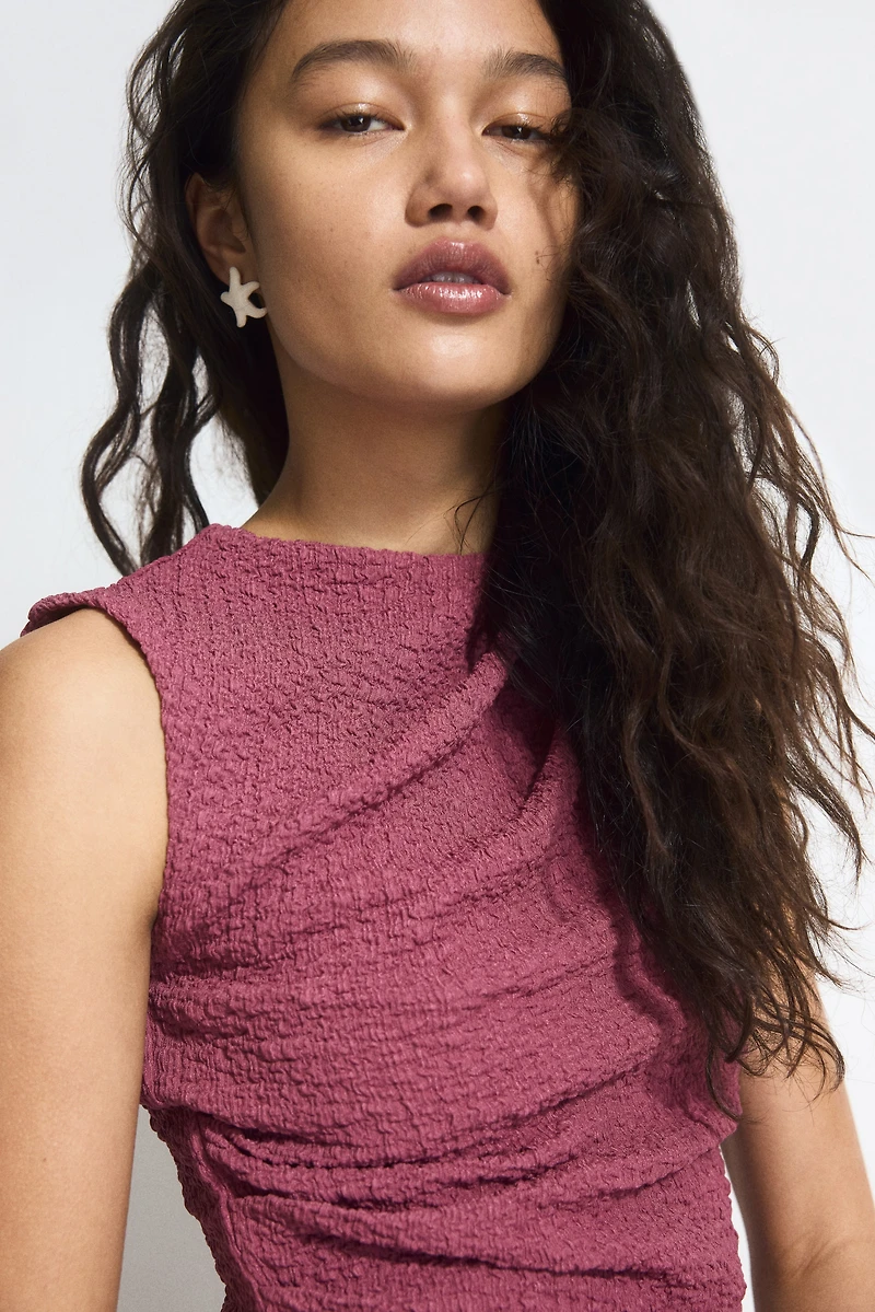 Draped Bodycon Dress