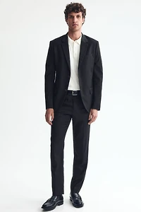 Skinny-Fit Single-Breasted Jacket