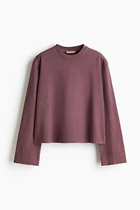 Washed-Look Cotton Top
